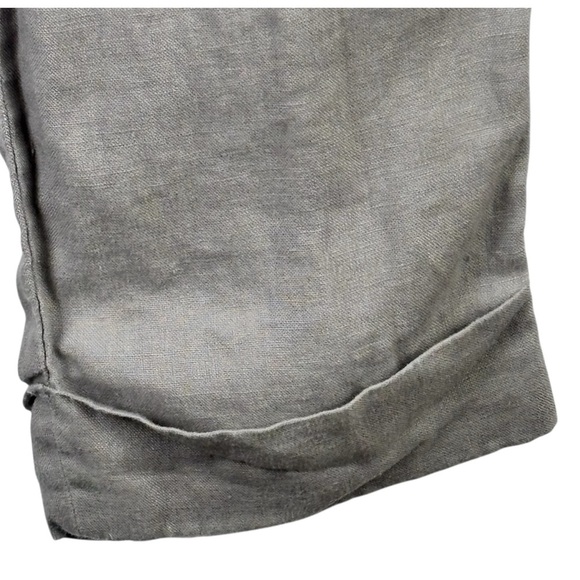 Athleta Bali Linen Drawstring Jogger Style Women’s Pants Gray Size 6 Beach - Picture 4 of 13